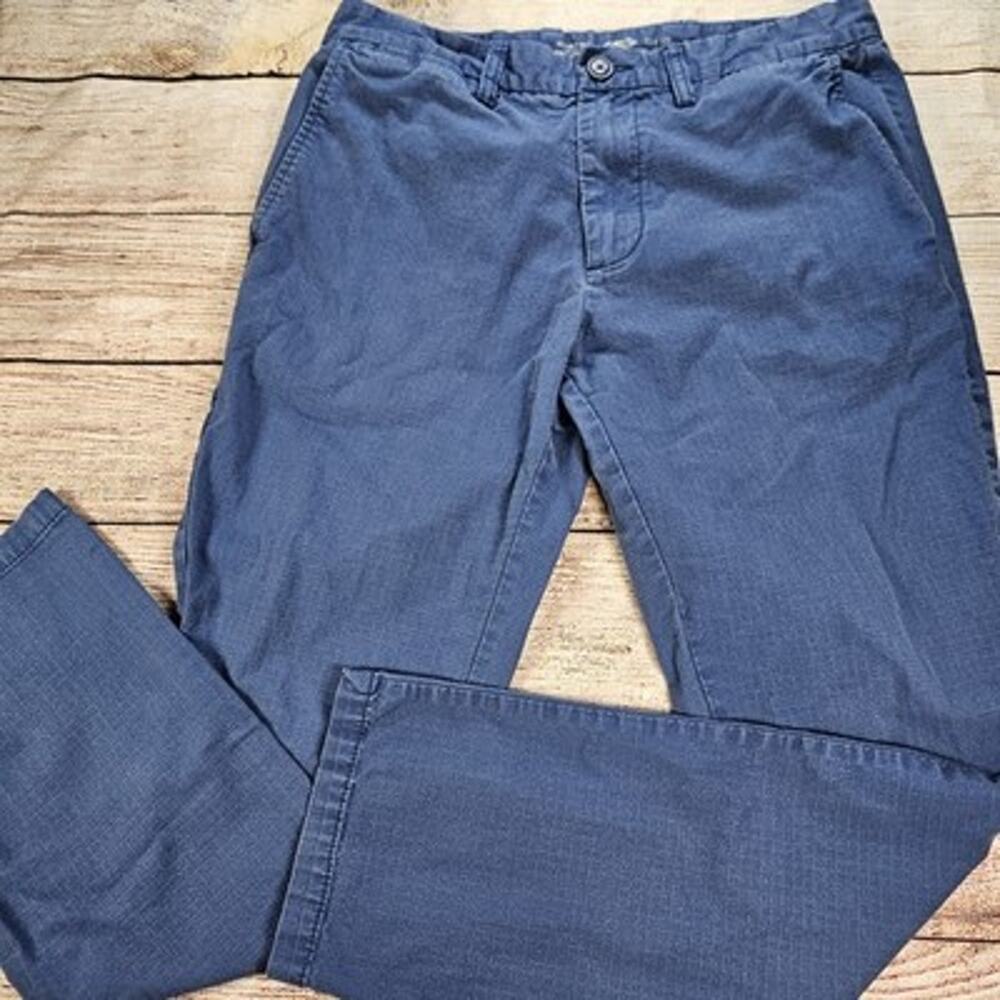 Men's Old Navy Men Ultimate Slim Chino Pants 32x30 Blue Ripped
